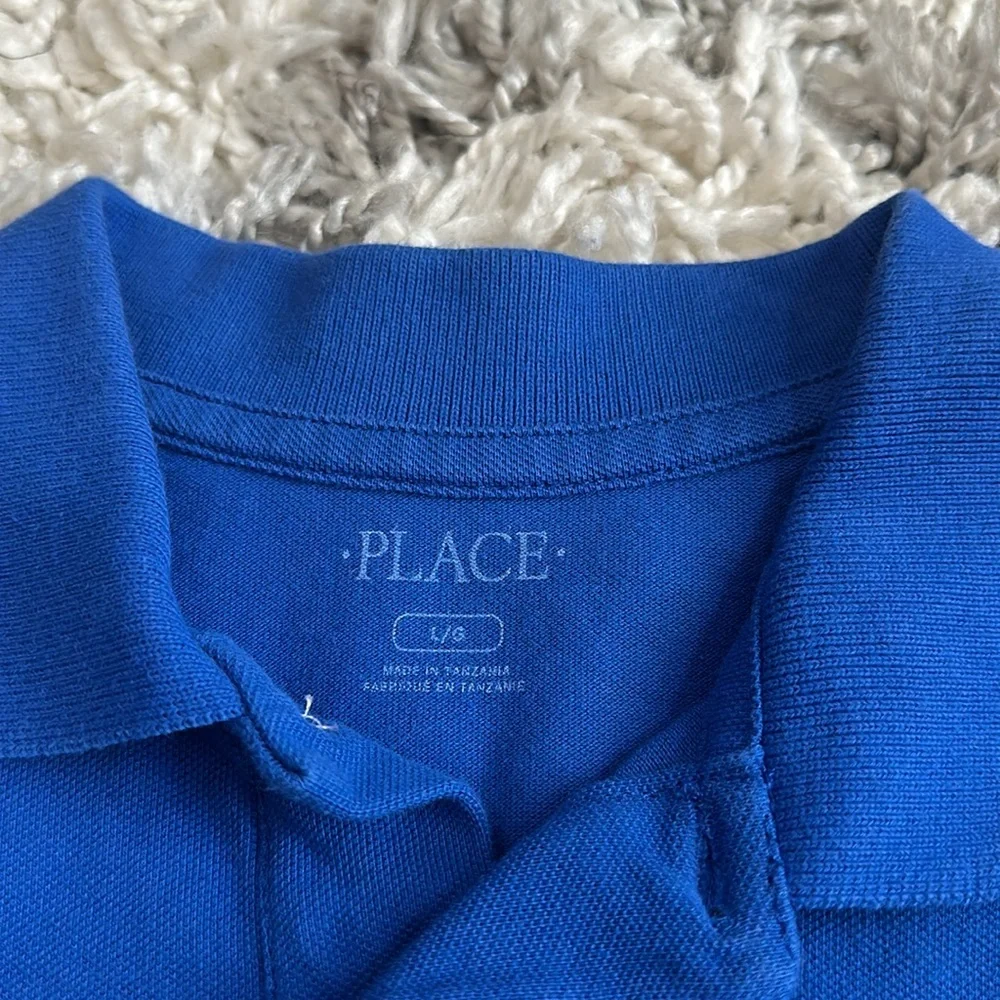 The Children’s Place Polo Blue Short Sleeve Shirt